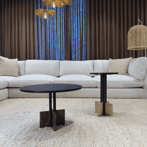 Marble Trellis Table